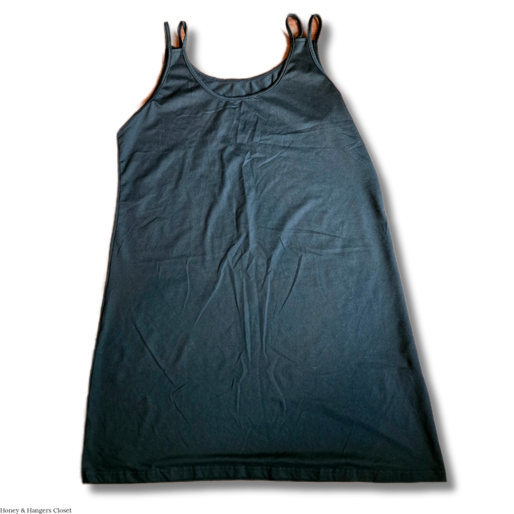 Little Black Dress with Double Straps | Size - XL